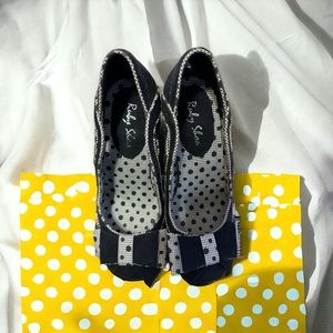 Black Suede Ruby Shoo Pumps